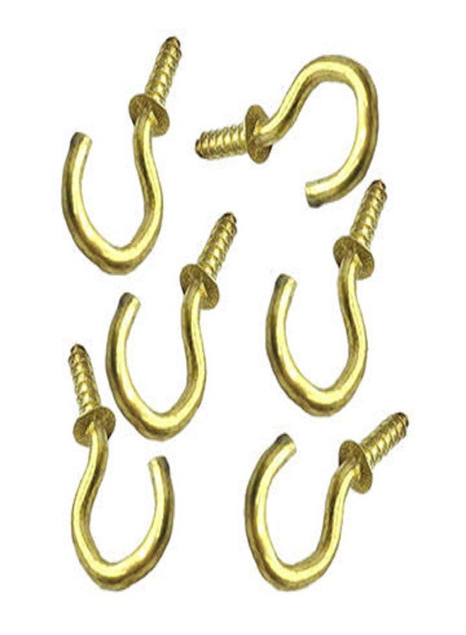Toytle Crafts 1-Inch Half Circle Eye Screws - 22 PCS Bronze Metal Eye Hooks for Jewelry, DIY & Crafting, Rust-Resistant, Easy Install - Image 2
